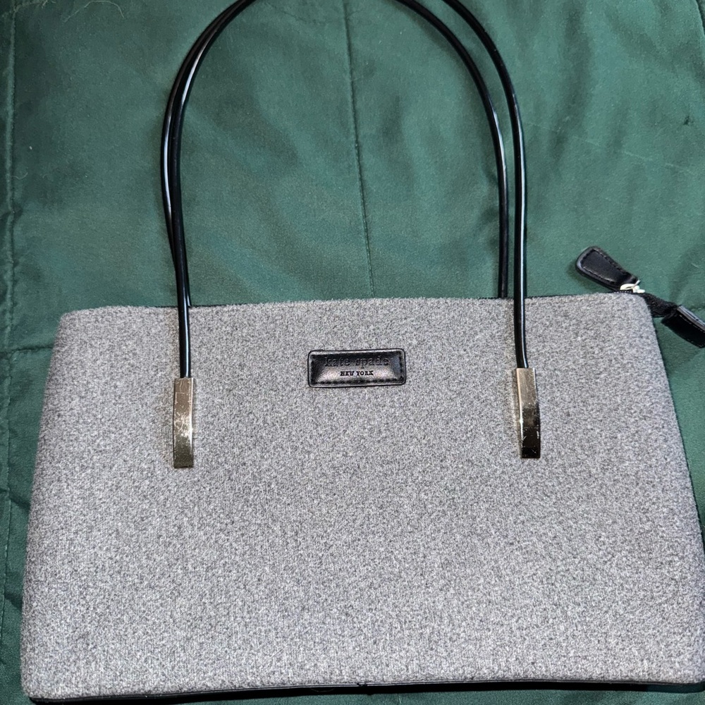 Kate Spade Elegant Gray Tote Bag